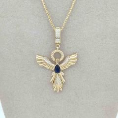 Taş Detaylı Anka Kuşu Kolye Ucu – KLU0498