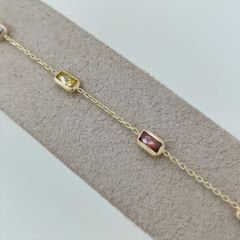 Renkli Baget Taşlı Bileklik – BLK0821