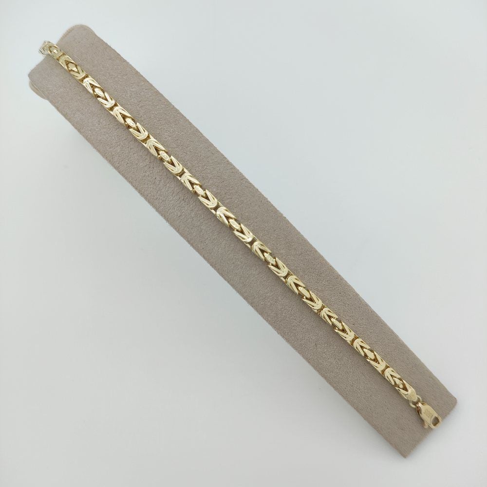 Motifli Küp Zincir Bileklik – BLK0805