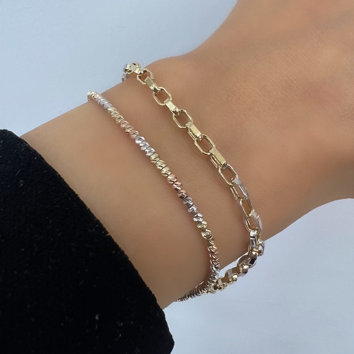 Çift Renk Forse Zincir Bileklik – BLK0815