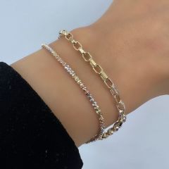 Çift Renk Forse Zincir Bileklik – BLK0815