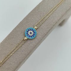 Taşlı Nazar Boncuklu Bileklik – BLK0828