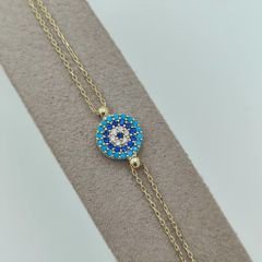 Taşlı Nazar Boncuklu Bileklik – BLK0828