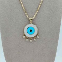 Sallantılı Nazar Boncuklu Kolye Ucu – KLU0531