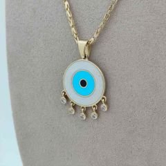 Sallantılı Nazar Boncuklu Kolye Ucu – KLU0531