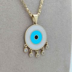 Sallantılı Nazar Boncuklu Kolye Ucu – KLU0531