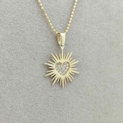 Kalpli Şans Yıldızı Kolye Ucu – KLU0519