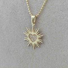 Kalpli Şans Yıldızı Kolye Ucu – KLU0519