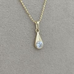 Damla Form Tektaş Kolye Ucu – KLU0514