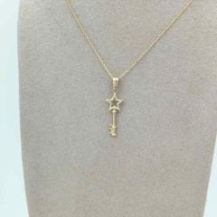 Yıldız Anahtar Kolye Ucu – KLU0507