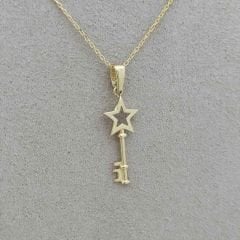 Yıldız Anahtar Kolye Ucu – KLU0507