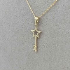 Yıldız Anahtar Kolye Ucu – KLU0507