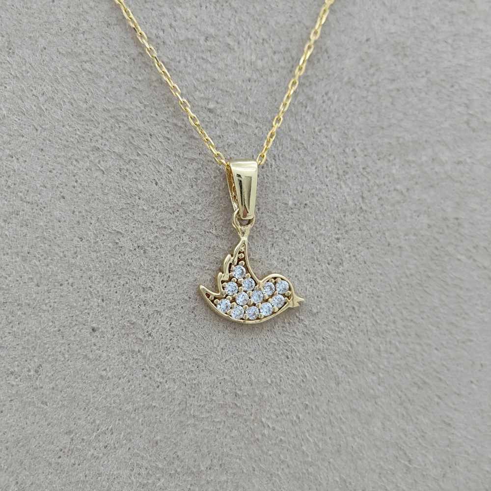 Taşlı Kuş Kolye Ucu – KLU0506