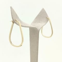 Oval Damla Halka Küpe – KP00826