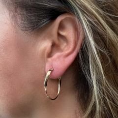 Oval Halka Küpe – KP00823